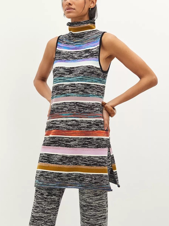 Anthropologie Tops - NWT Anthropologie Space Dyed Knit Mock Neck Tunic